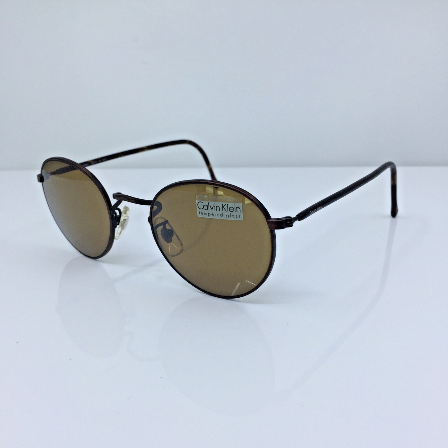 Vintage Calvin Klein CK 321-S Brown Sunglasses - Super Vision Optical