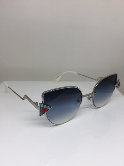 Vintage Fendi FF 0242/S Silver Sunglasses - Super Vision Optical