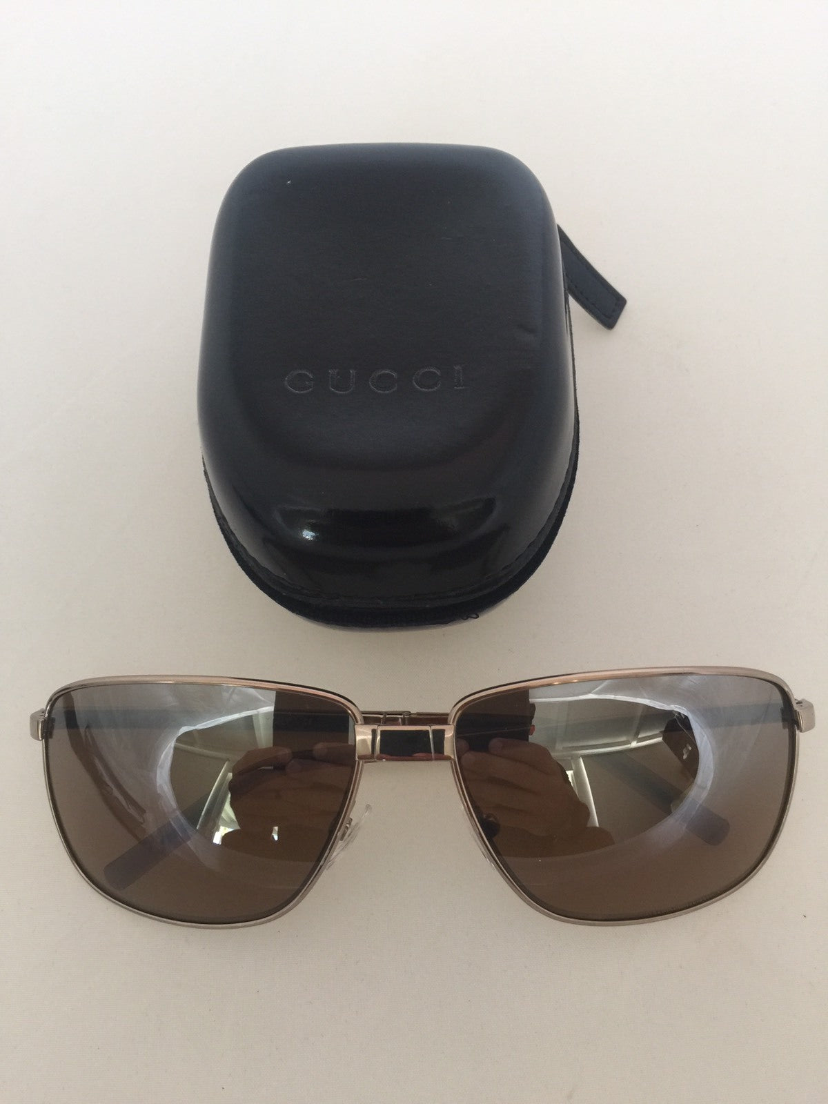 Vintage Gucci GG 1689/S Gold Sunglasses - Super Vision Optical