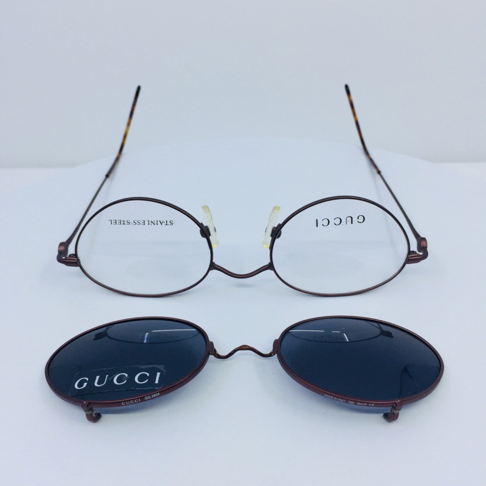 Vintage Gucci GG 2624 Purple Eyeglasses - Super Vision Optical