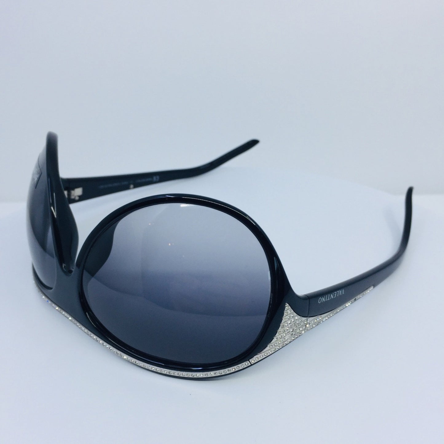 Vintage Valentino V 5445/S Black Sunglasses - Super Vision Optical