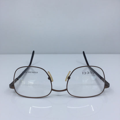 Vintage Gucci GG 1622 Brown Eyeglasses - Super Vision Optical