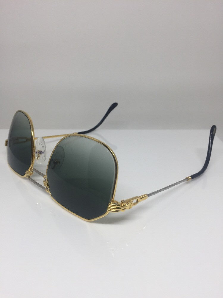 Vintage FRED Lunettes Paris Cap Horn Gold Sunglasses - Super Vision Optical