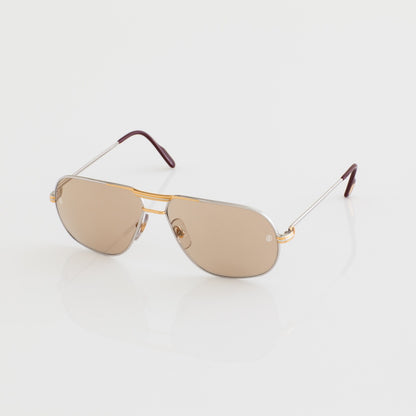 Vintage Cartier Cartier Tank L.C. Gold Sunglasses - Super Vision Optical