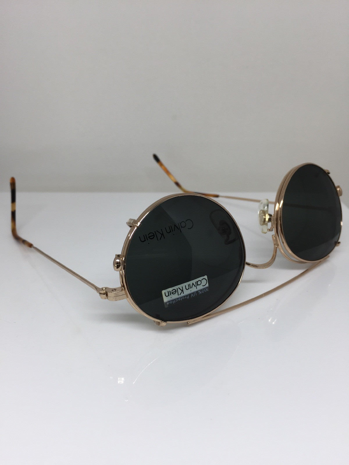 Vintage Calvin Klein CK 225 Gold Sunglasses - Super Vision Optical