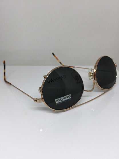 Vintage Calvin Klein CK 225 Gold Sunglasses - Super Vision Optical