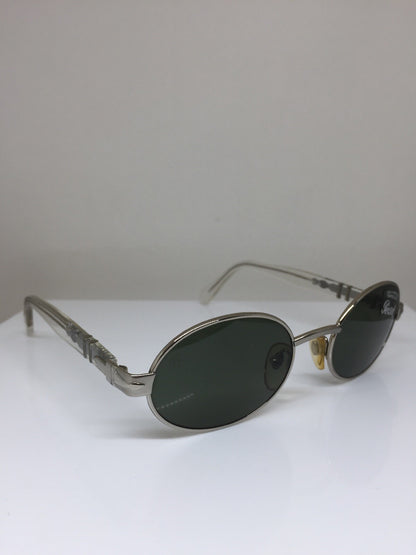Vintage Persol PE 2022-S Silver Sunglasses - Super Vision Optical