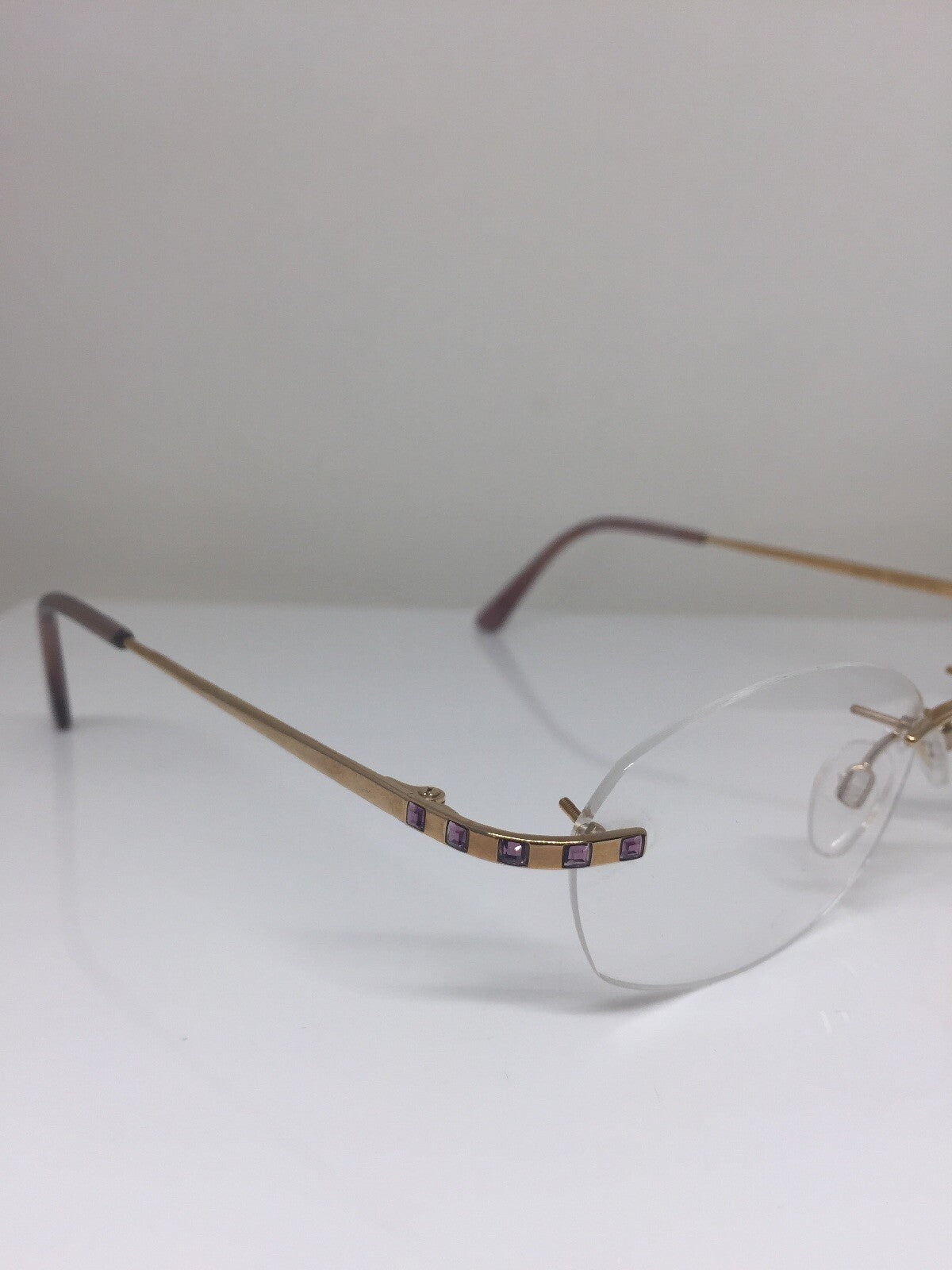 Vintage Daniel Swarovski S 036 Gold Eyeglasses - Super Vision Optical
