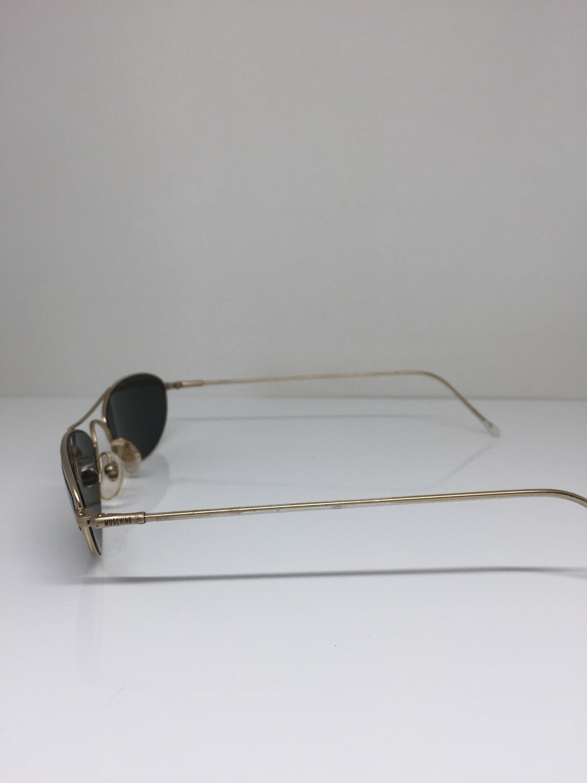 Vintage Moschino By Persol M. 3063-S Gold Sunglasses - Super Vision Optical