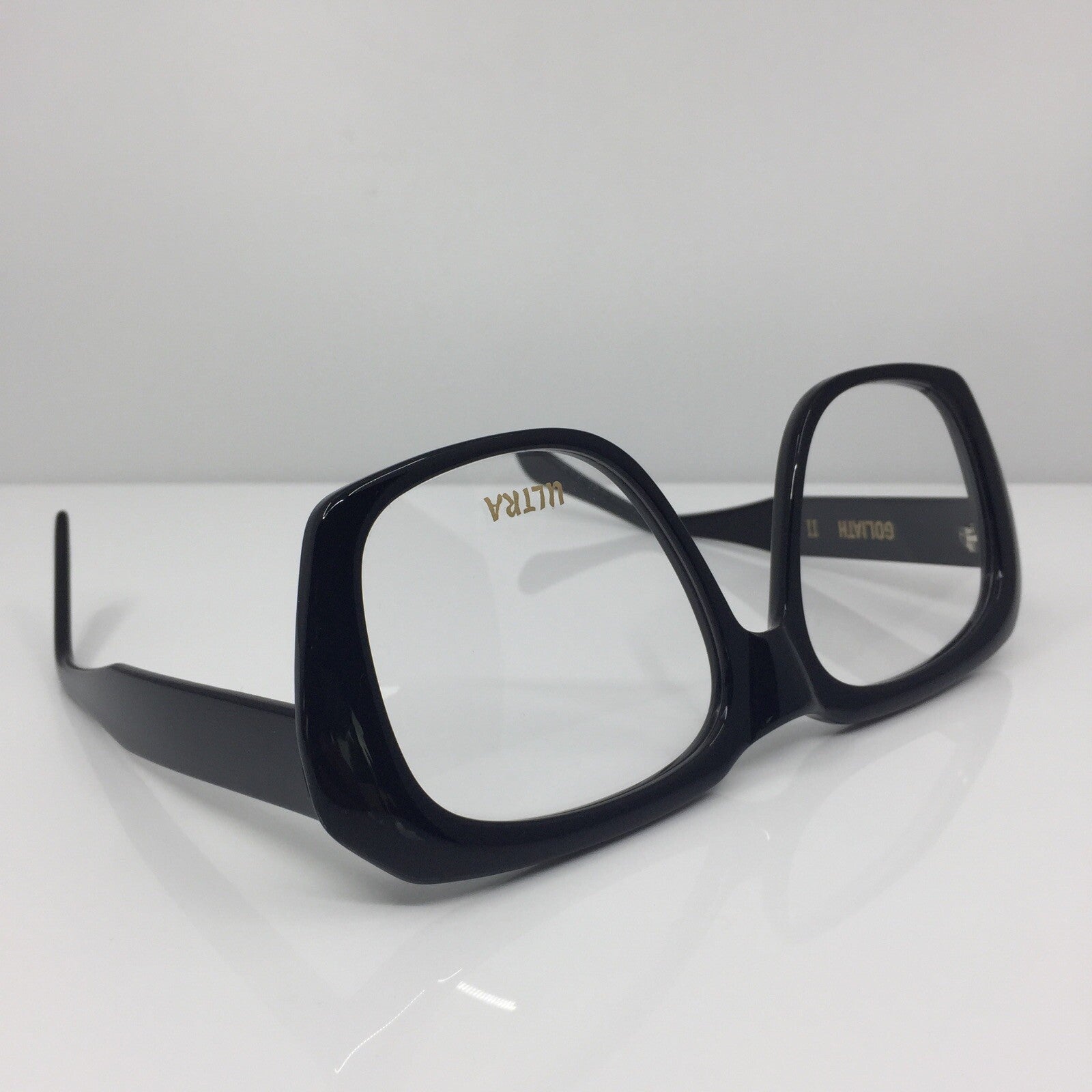 Vintage ULTRA GOLIATH Ultra Goliath 2 Black Eyeglasses - Super Vision Optical