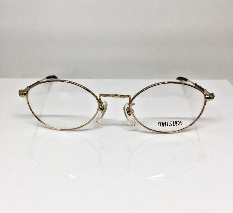 Vintage Matsuda 2874 Gold Eyeglasses - Super Vision Optical