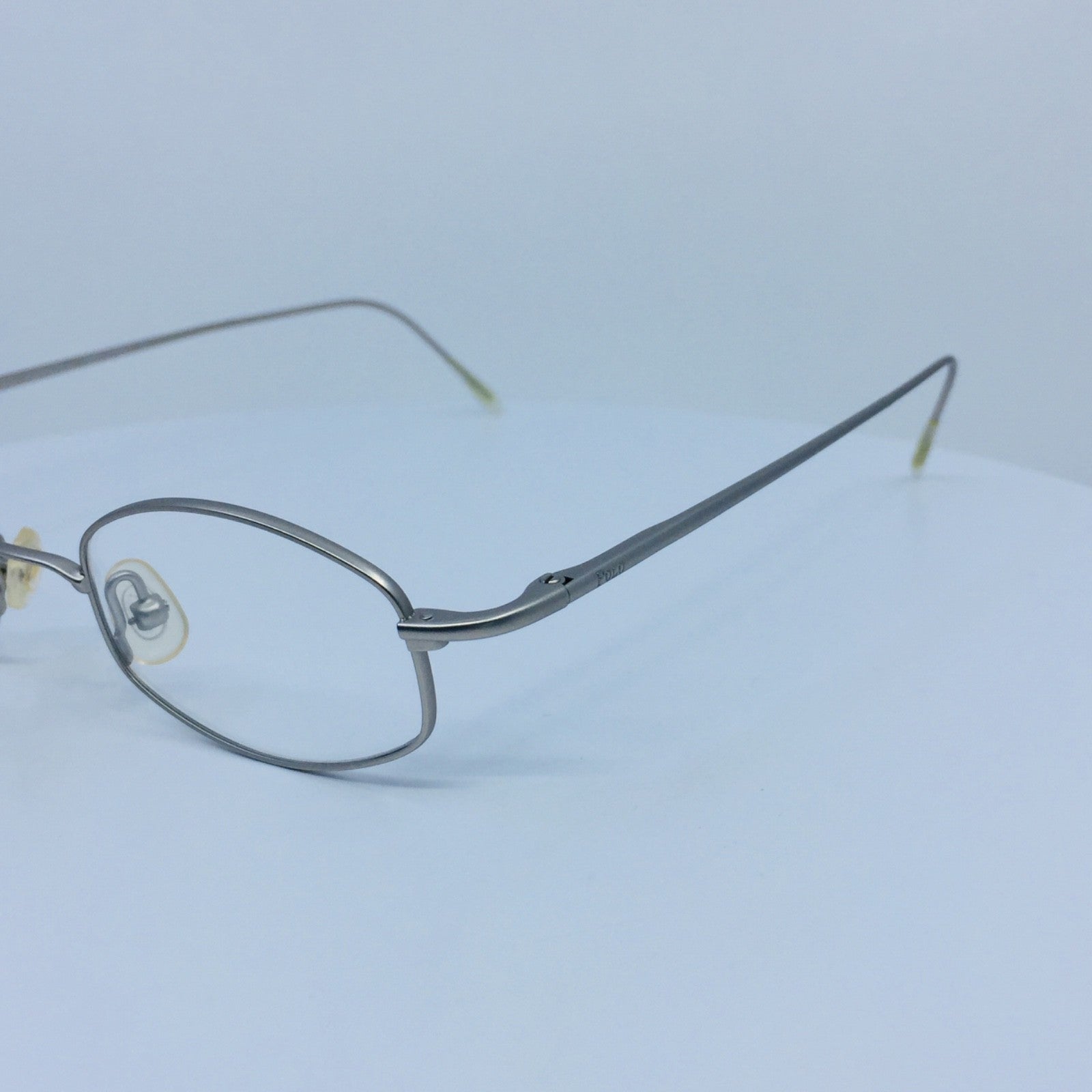 Vintage Polo Ralph Lauren POLO 357 Silver Eyeglasses - Super Vision Optical