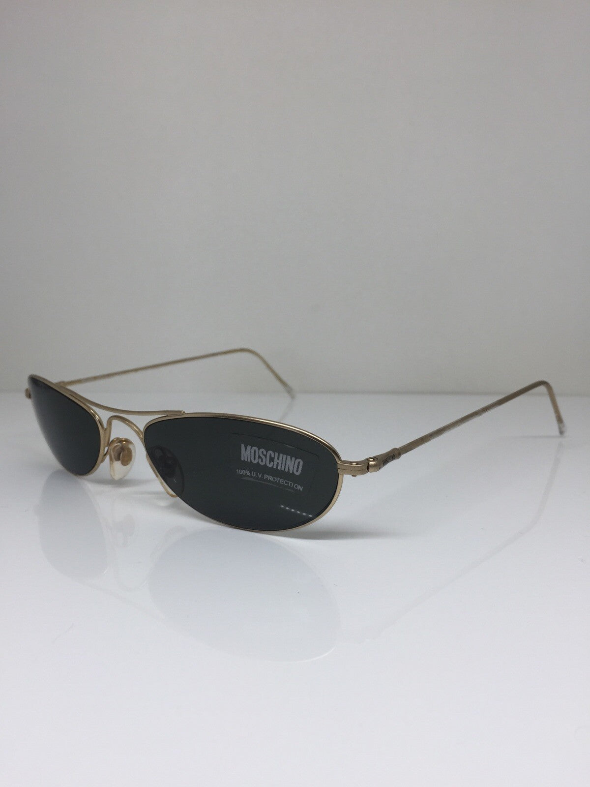 Vintage Moschino By Persol M. 3063-S Gold Sunglasses - Super Vision Optical