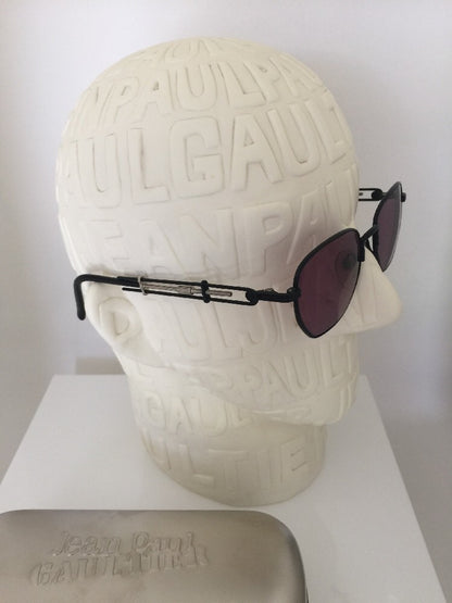 Vintage Jean Paul Gaultier JPG 55-4174 Silver Sunglasses - Super Vision Optical