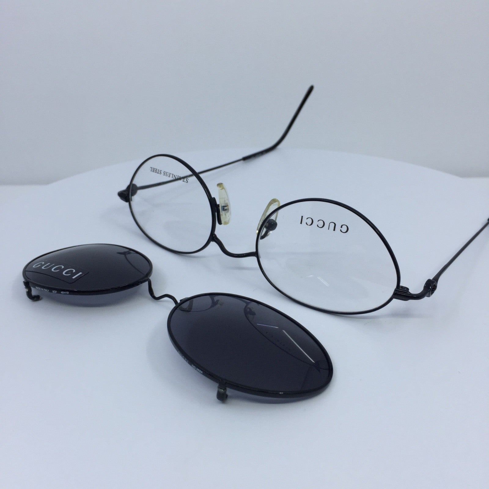 Vintage Gucci GG 2624 Silver Eyeglasses - Super Vision Optical