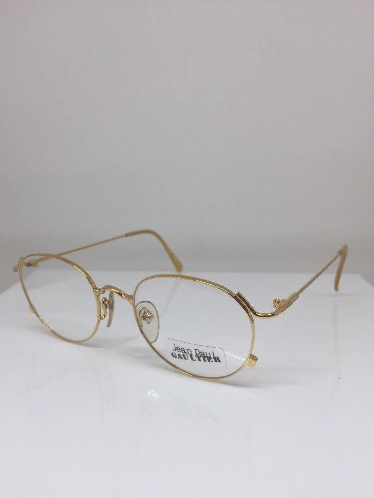 Vintage Jean Paul Gaultier JPG 55-2176 Gold Sunglasses - Super Vision Optical