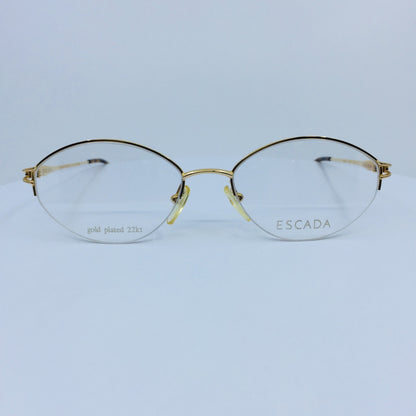 Vintage ESCADA E 0164 Gold Eyeglasses - Super Vision Optical