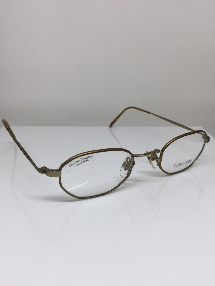 Vintage Calvin Klein CK 339 Gold Sunglasses - Super Vision Optical