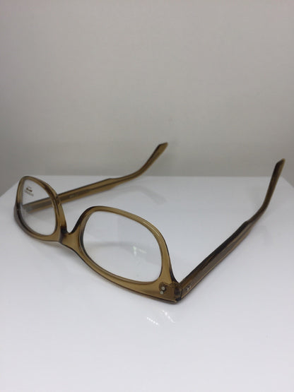 Vintage Oliver Peoples OP 566 Brown Eyeglasses - Super Vision Optical
