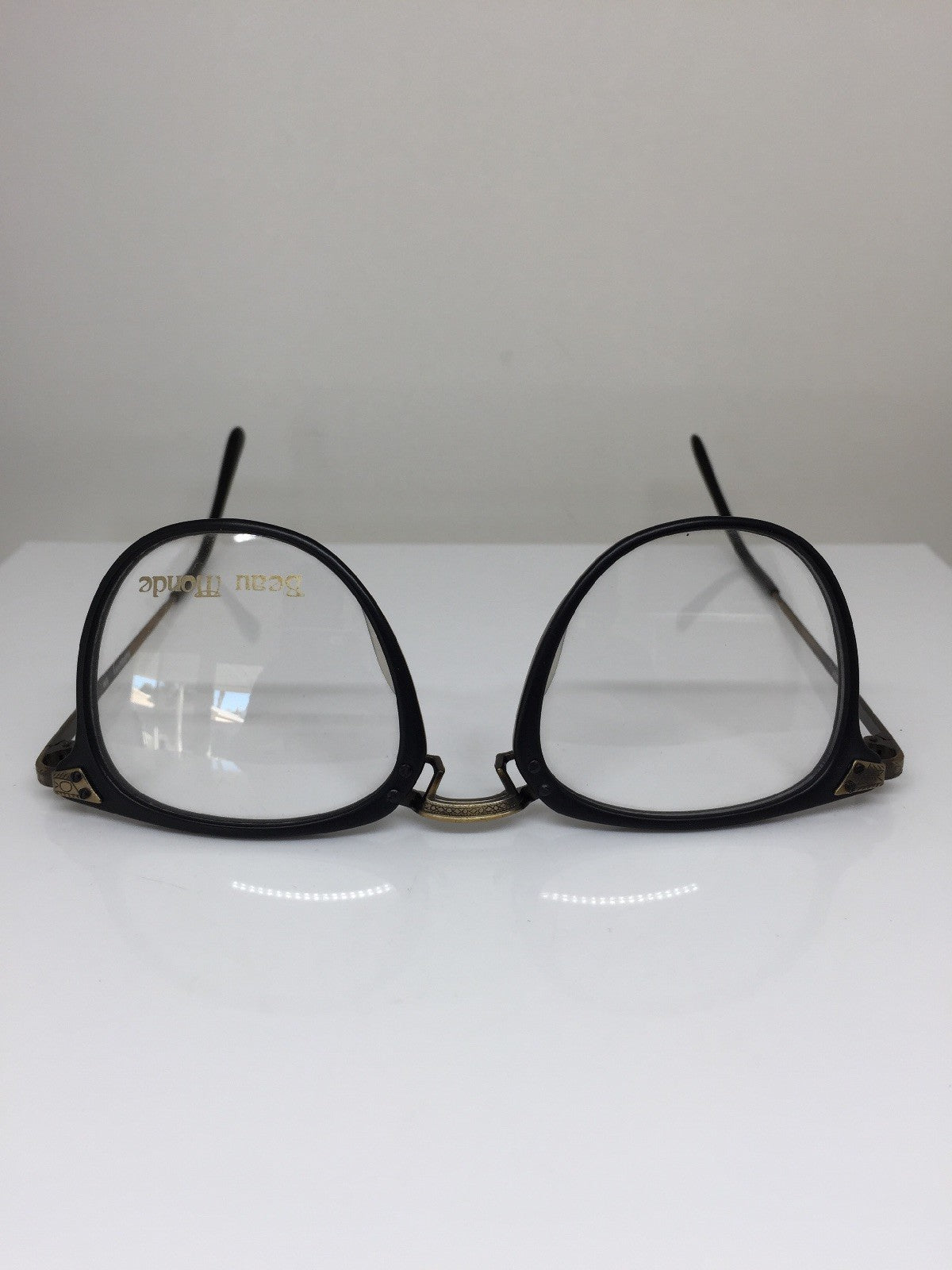 Vintage Beau Monde Collection Burberry Black Eyeglasses - Super Vision Optical