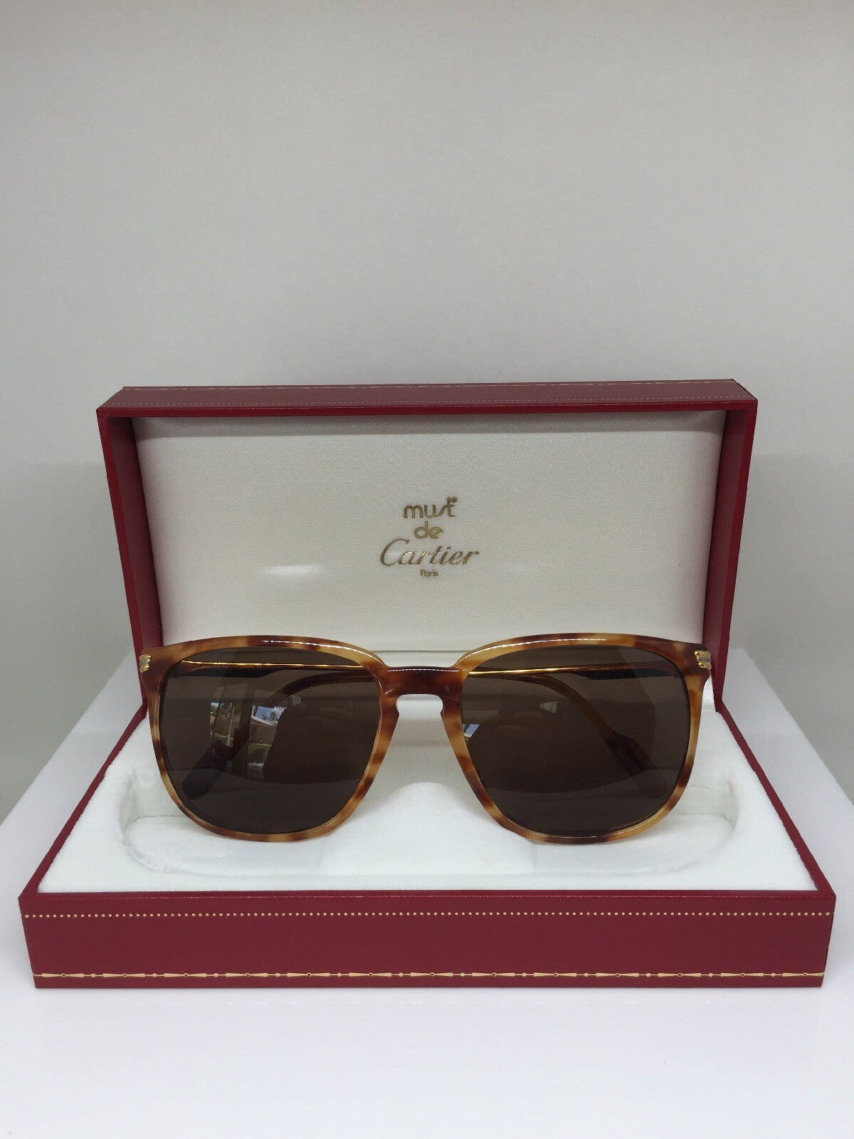 Vintage Cartier T8200156 Gold Sunglasses - Super Vision Optical