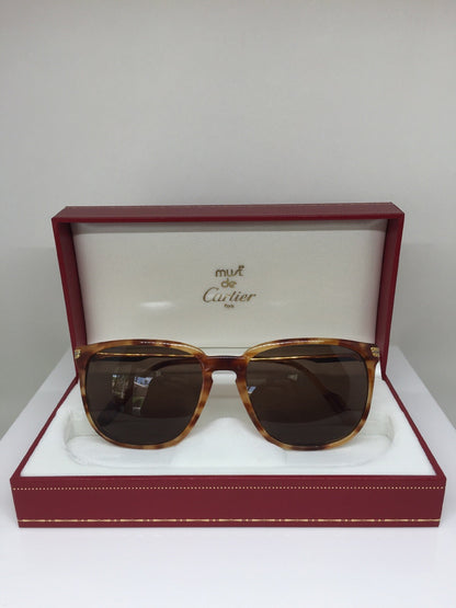Vintage Cartier T8200156 Gold Sunglasses - Super Vision Optical