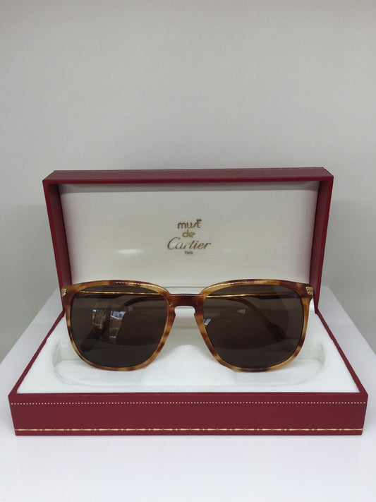 Vintage Cartier T8200156 Gold Sunglasses - Super Vision Optical