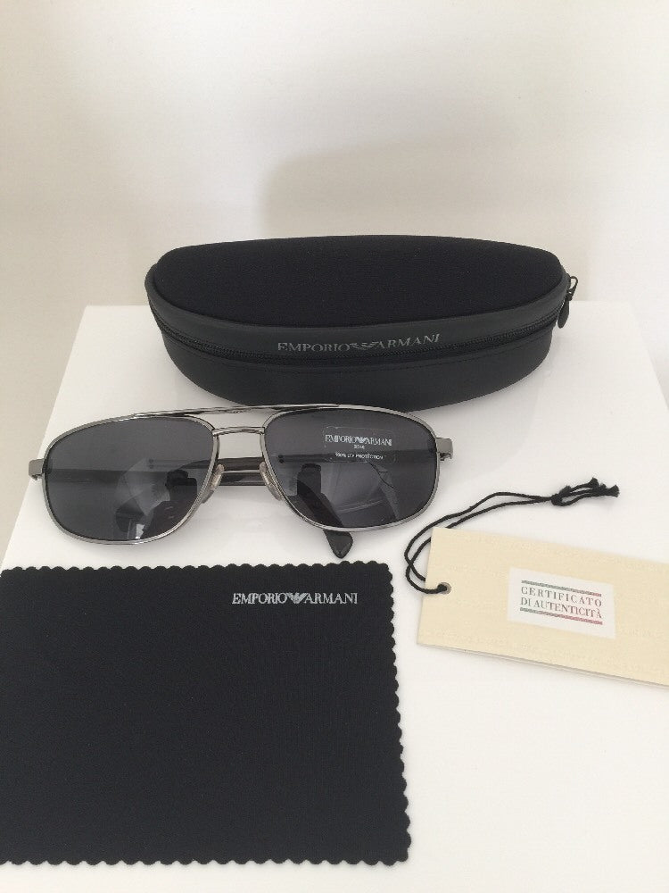 Vintage Emporio Armani EA 068-S Gunmetal Sunglasses - Super Vision Optical