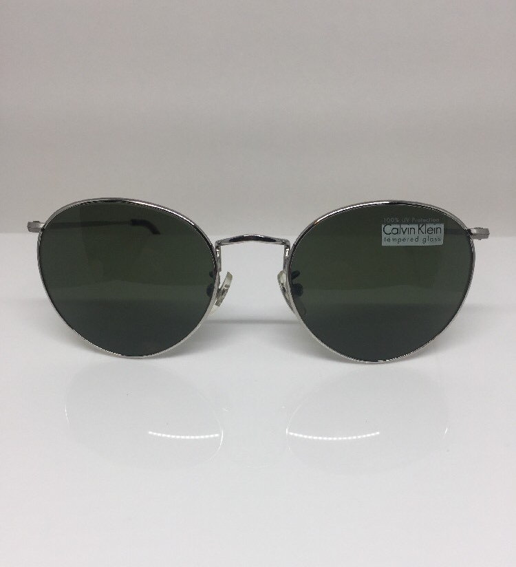 Vintage Calvin Klein CK 120-S Silver Sunglasses - Super Vision Optical