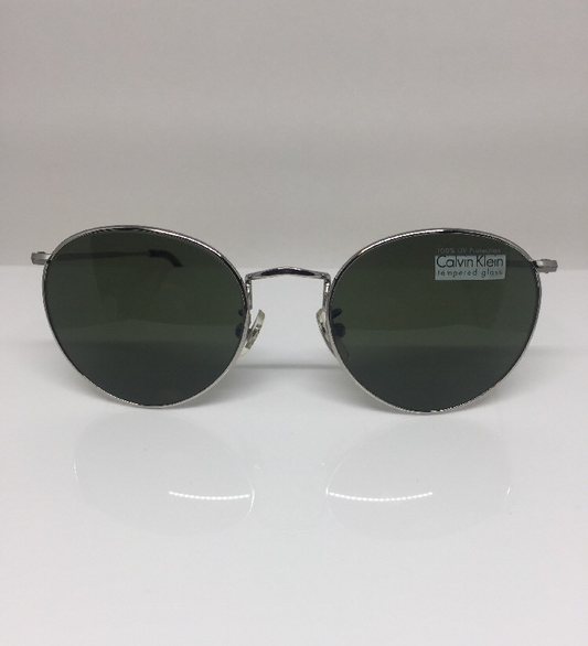 Vintage Calvin Klein CK 120-S Silver Sunglasses - Super Vision Optical