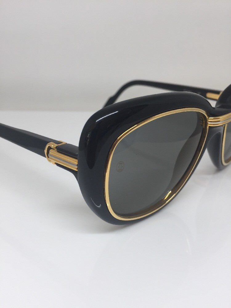 Vintage Cartier Conquete Black Sunglasses - Super Vision Optical