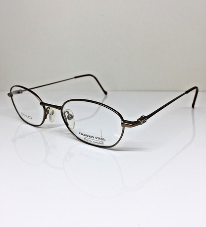 Vintage Gucci GG 2645 Brown Eyeglasses - Super Vision Optical