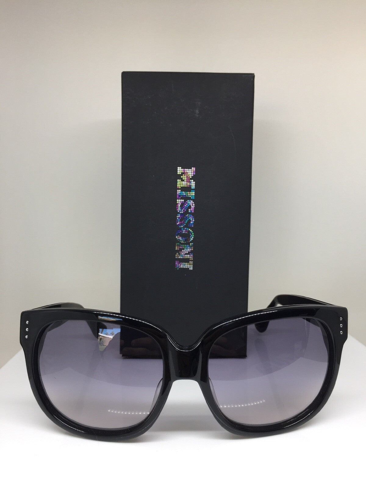 Vintage Missoni MI 58001 Black Sunglasses - Super Vision Optical
