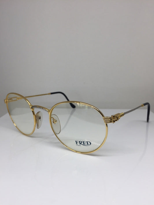 Vintage Fred Lunettes Ouragan Gold Sunglasses - Super Vision Optical