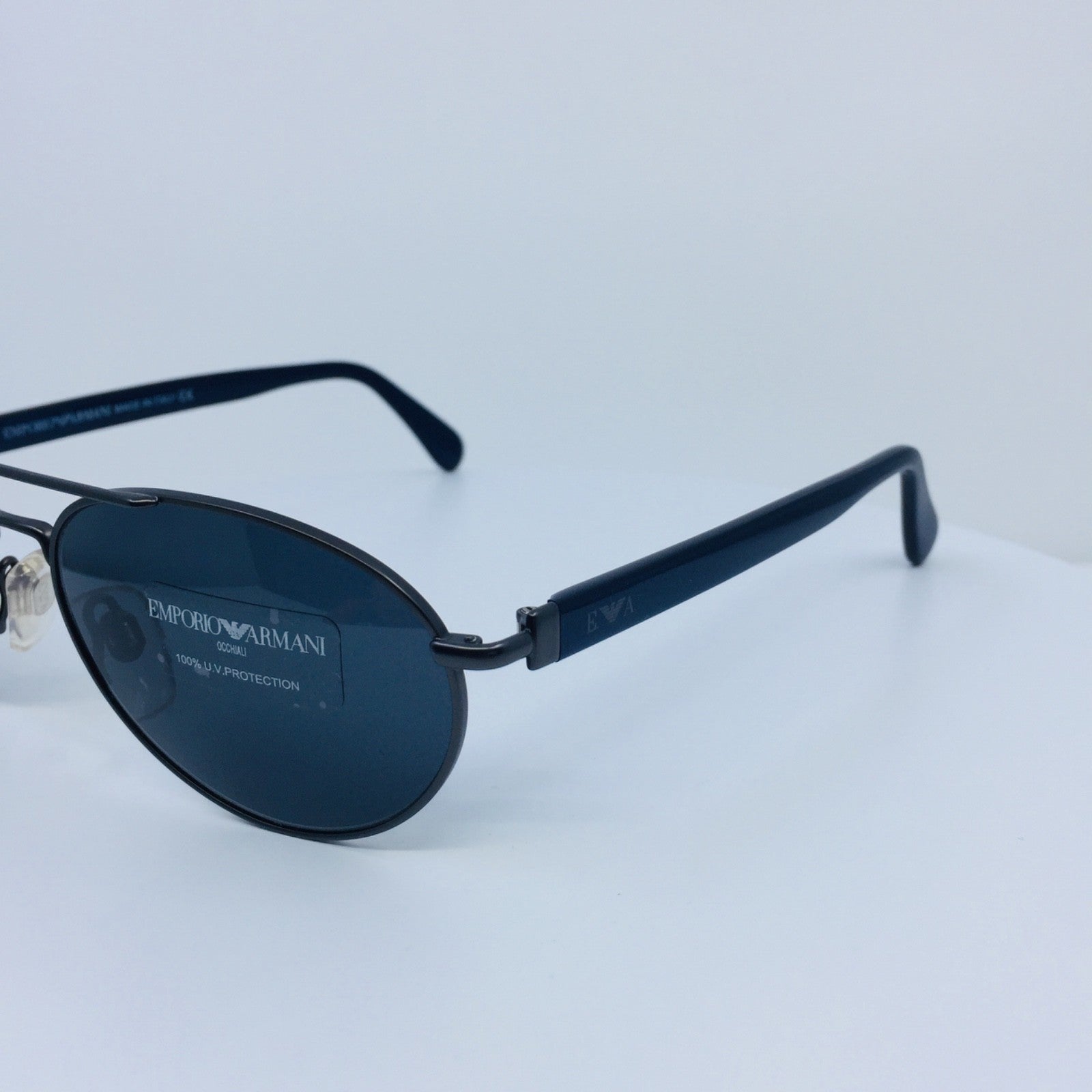 Vintage Emporio Armani EA 092-S Blue Sunglasses - Super Vision Optical