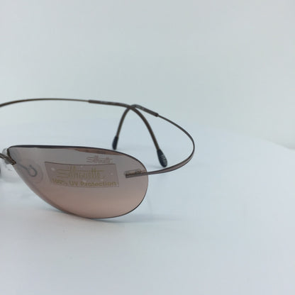 Vintage Silhouette TMA 8067 Brown Sunglasses - Super Vision Optical