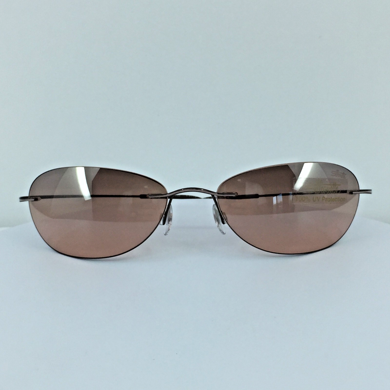 Vintage Silhouette TMA 8067 Brown Sunglasses - Super Vision Optical