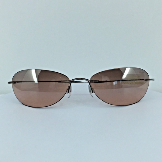 Vintage Silhouette TMA 8067 Brown Sunglasses - Super Vision Optical