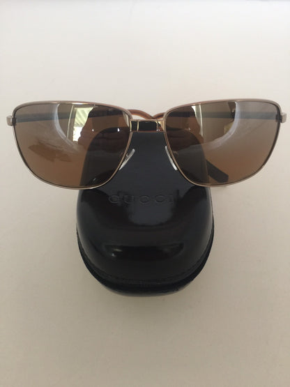Vintage Gucci GG 1689/S Gold Sunglasses - Super Vision Optical