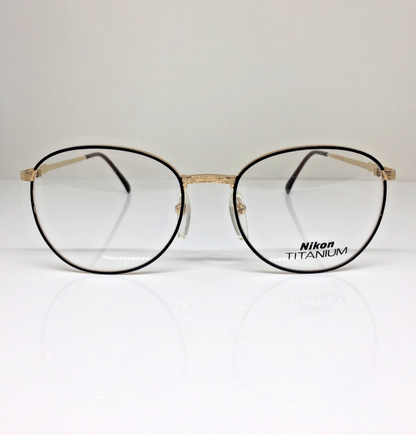 Vintage Nikon NK 4317 Gold Eyeglasses - Super Vision Optical