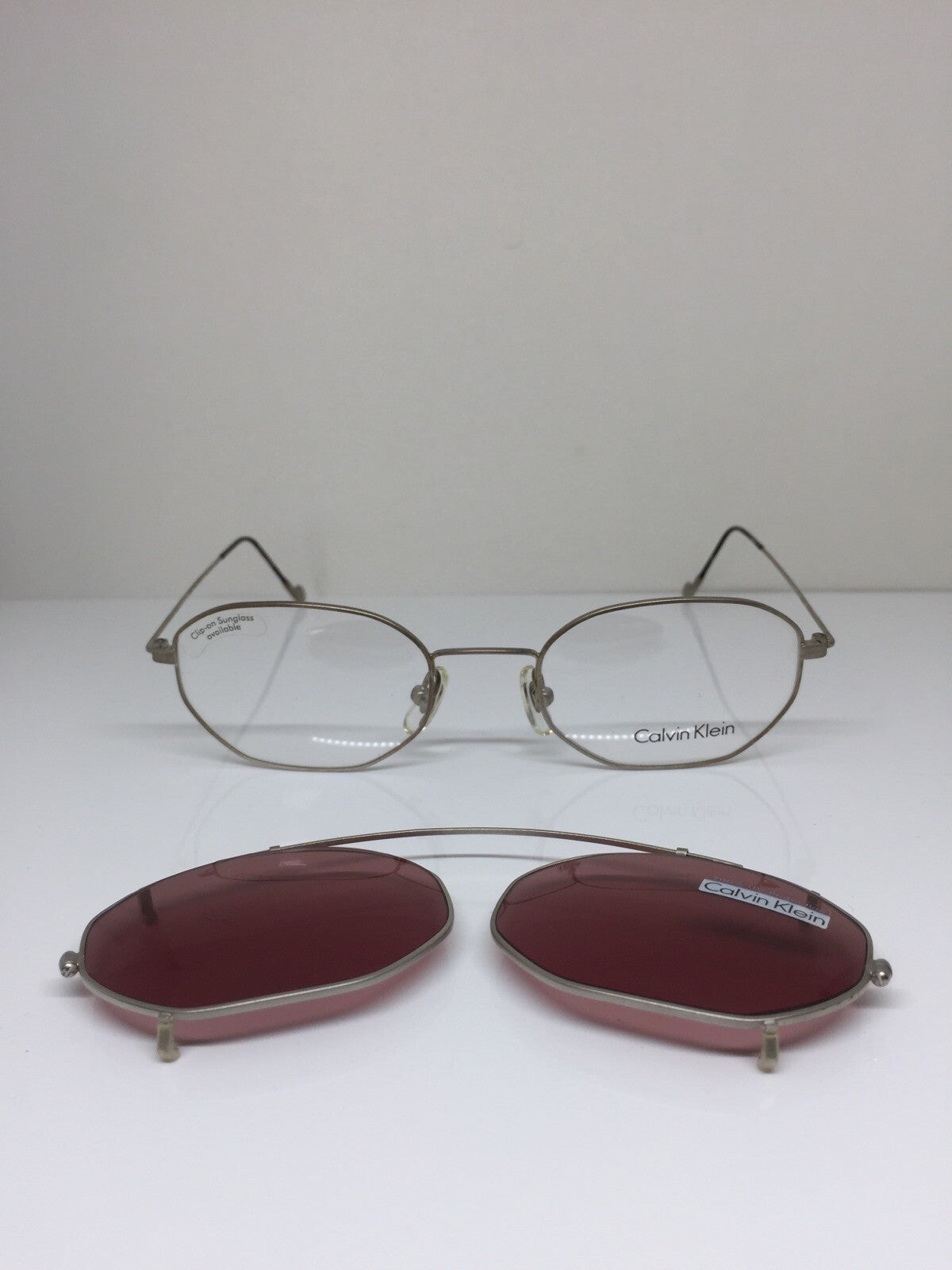 Vintage Calvin Klein CK 138 Gold Eyeglasses - Super Vision Optical