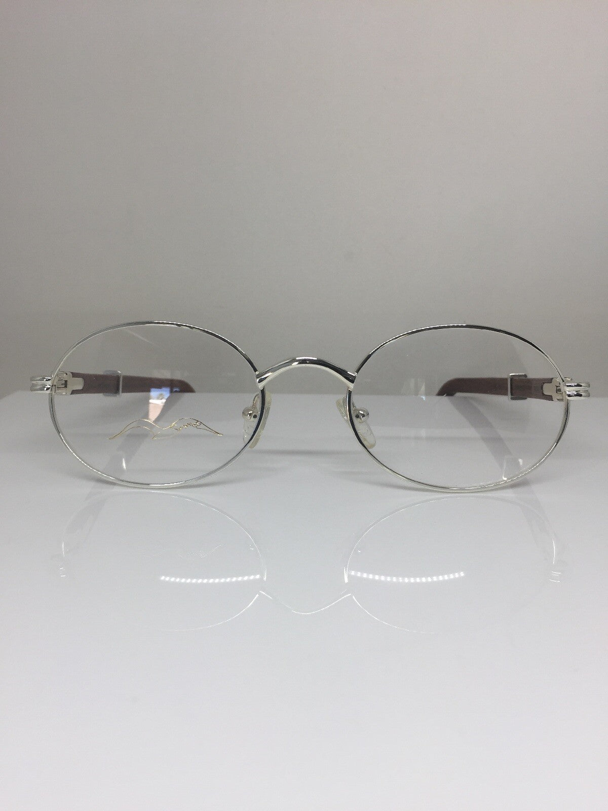 Vintage Kashab by Seagull Kashab by Seagull 46 Silver Eyeglasses - Super Vision Optical