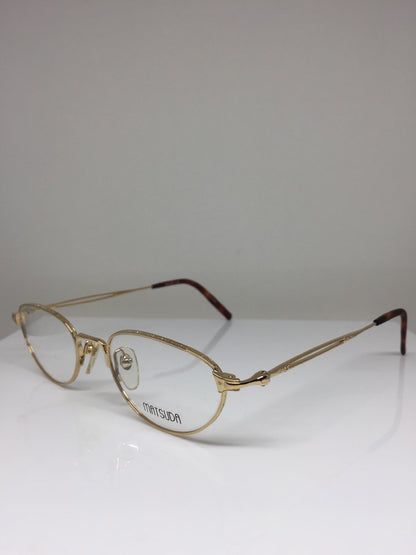 Vintage Matsuda 2877 Gold Eyeglasses - Super Vision Optical