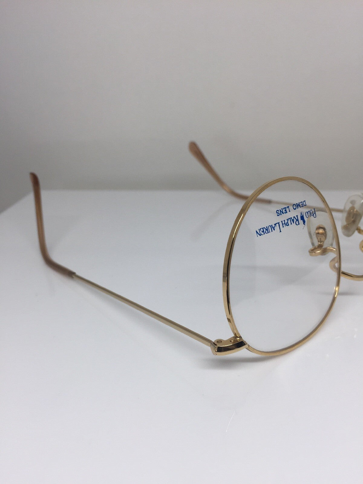 Vintage Ralph Lauren Polo Classic X By Ralph Lauren Gold Eyeglasses - Super Vision Optical