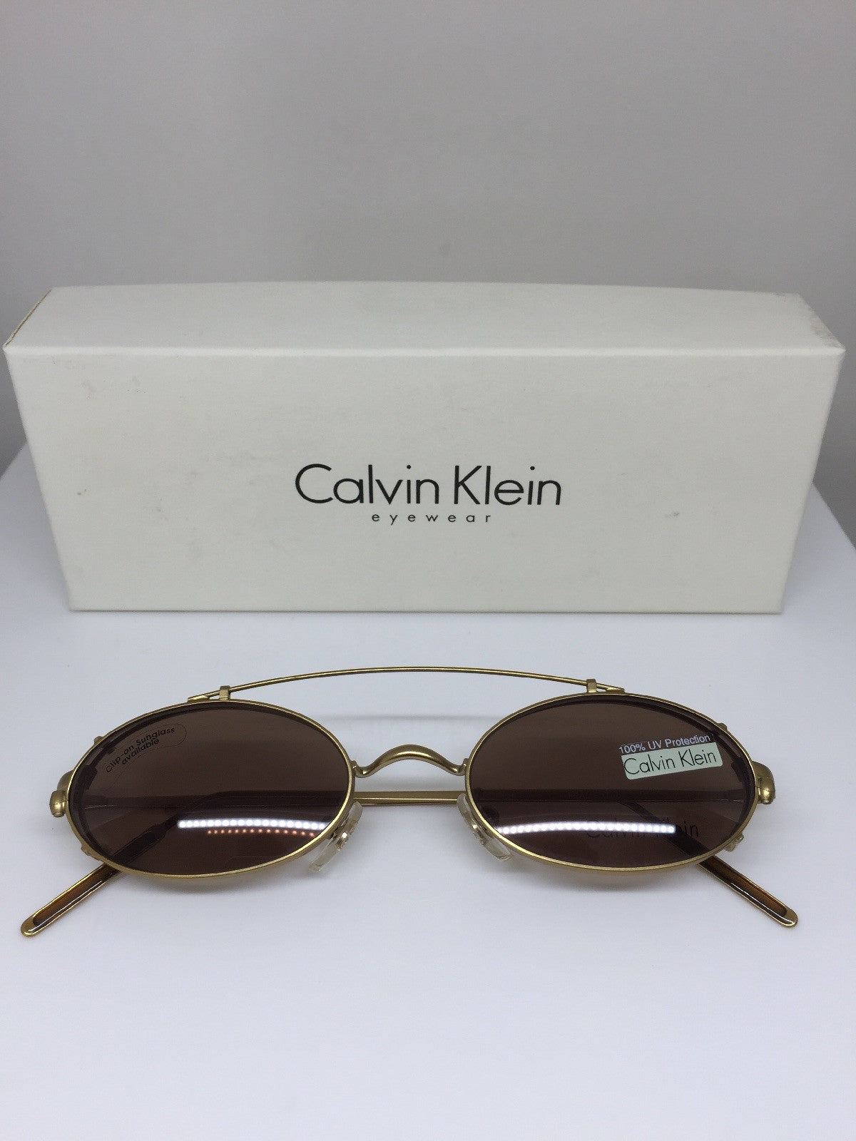 Vintage Calvin Klein CK 149 Brown Sunglasses - Super Vision Optical
