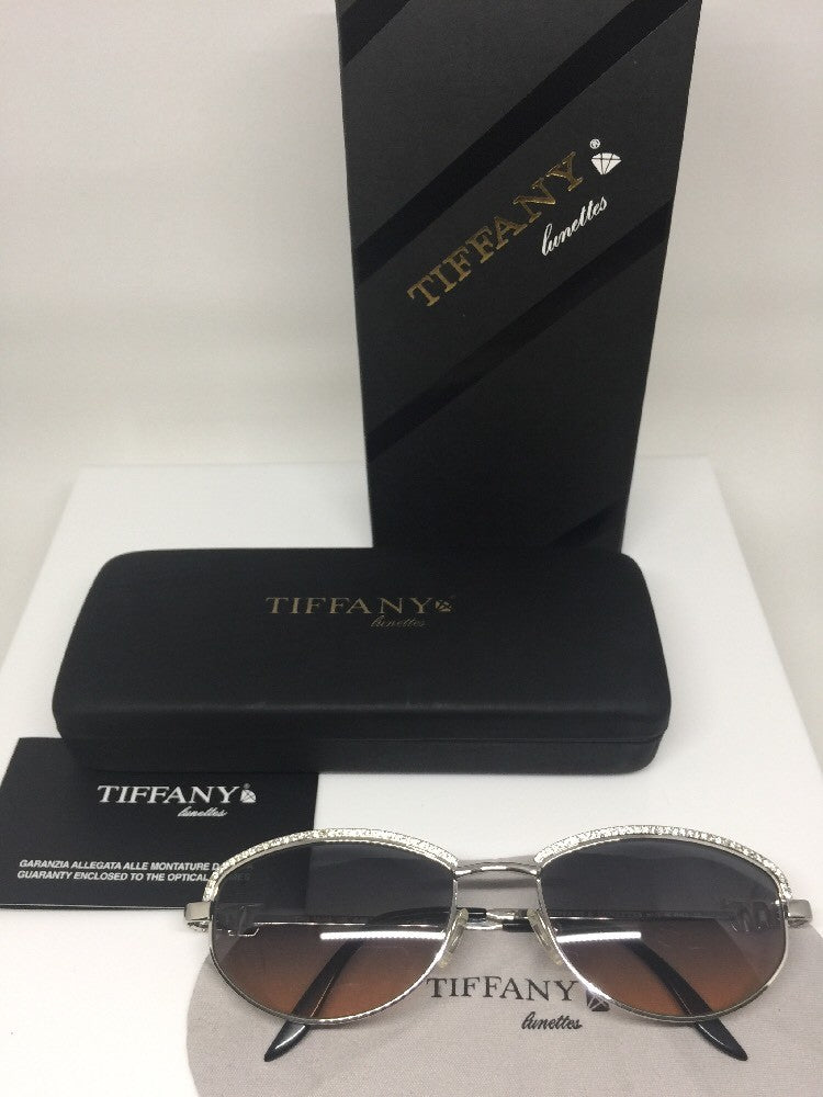 Vintage Tiffany Lunettes TIFFANY LUNETTES T789 Silver Sunglasses - Super Vision Optical