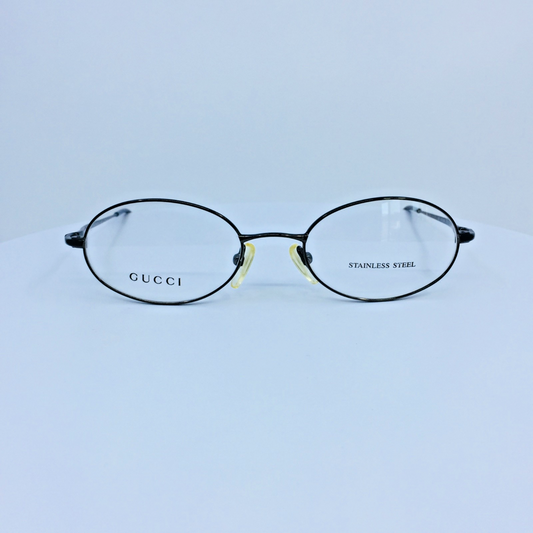 Vintage Gucci GG 2649 Gunmetal Eyeglasses - Super Vision Optical