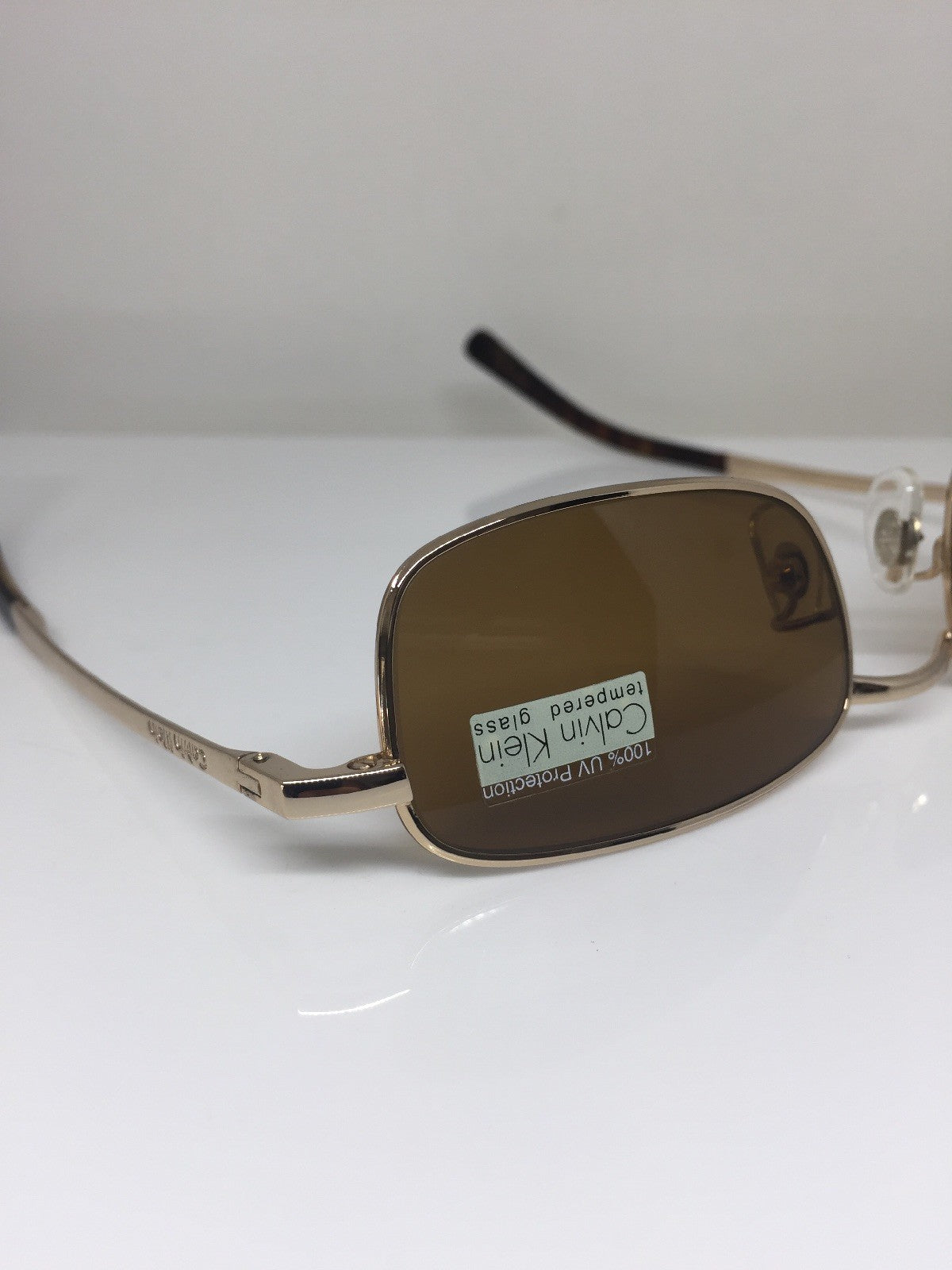 Vintage Calvin Klein CK 158-S Gold Sunglasses - Super Vision Optical