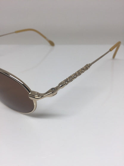 Vintage Jean Paul Gaultier JPG 55-0022 Gold Sunglasses - Super Vision Optical