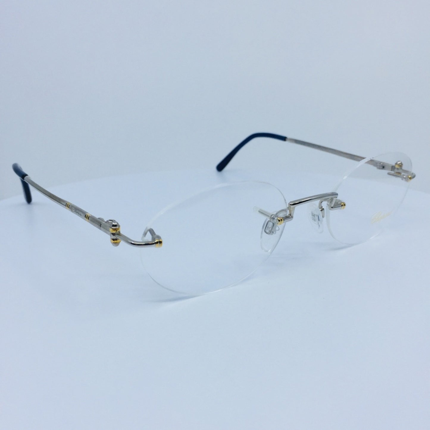 Vintage Chopard CHOPARD M. C 040 Silver Eyeglasses - Super Vision Optical